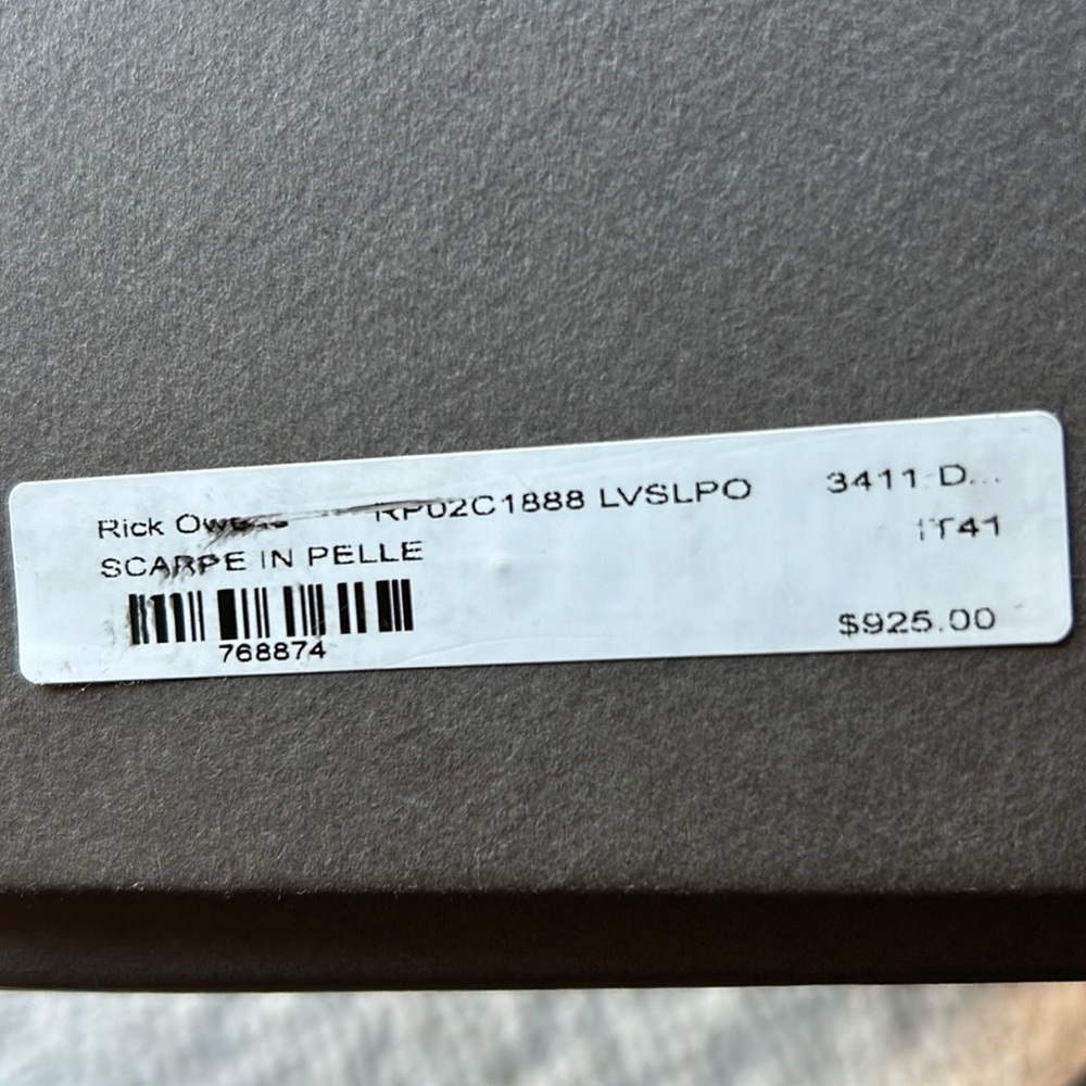 Rick Owen’s Vintage Sneakers (men’s 8) - Picture 8 of 9